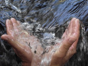 Hands in Water